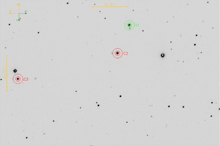 チャート - TOI-1194, JD 2461120.29213