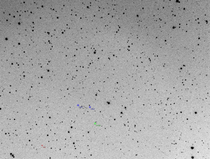 チャート - CzeV558, JD 2456006.27071