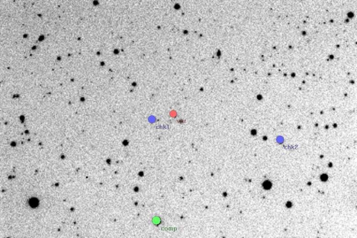 チャート - EL Boo, JD 2454207.34053