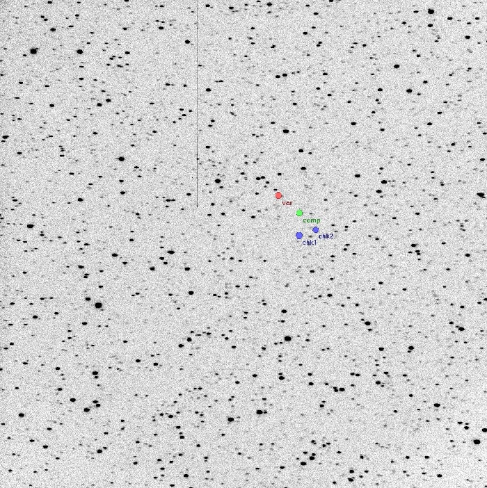 チャート - DK Sge, JD 2457668.26511