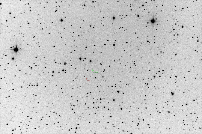 チャート - DQ Her, JD 2456026.46278