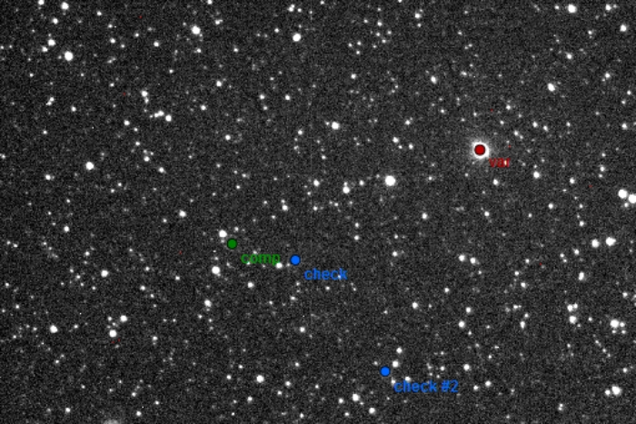 チャート - HD 226041, JD 2454706.33142