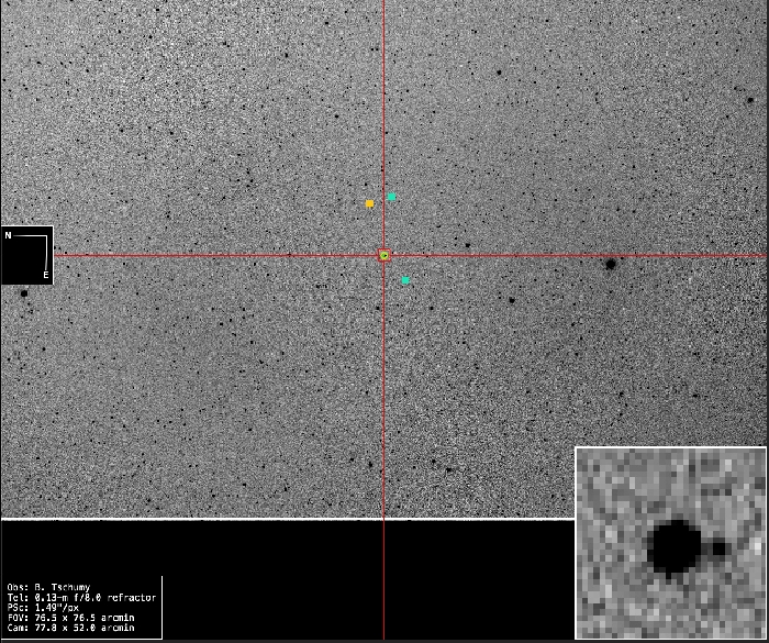 チャート - V0445 Cas, JD 2461329.54585