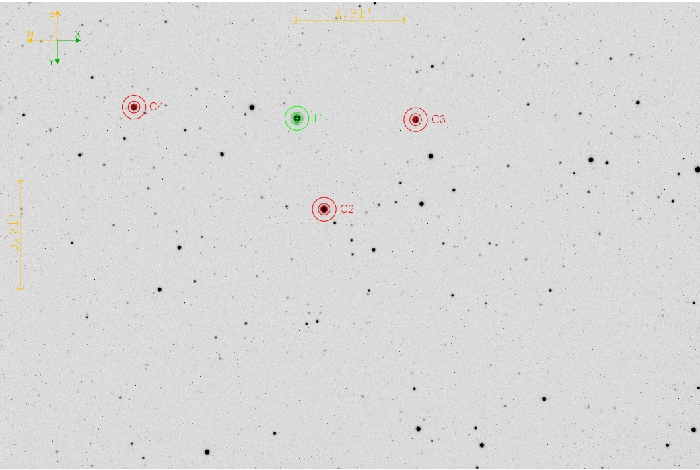 チャート - TOI-1417, JD 2461320.24474