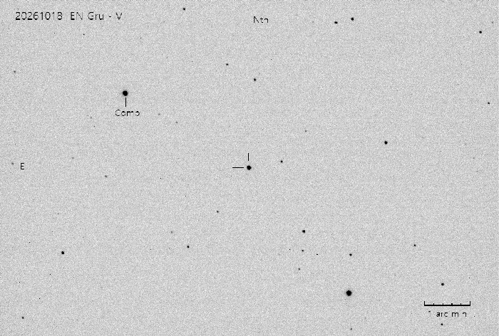 チャート - EN Gru, JD 2461332.05387