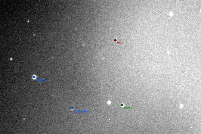 チャート - DW UMa, JD 2455280.43169