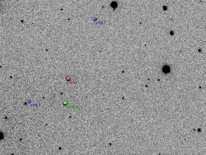 チャート - AM CrB, JD 2456073.36376