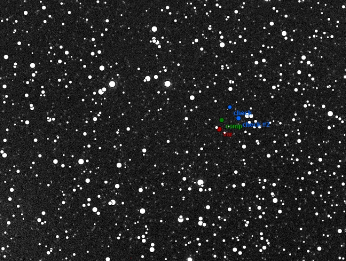 チャート - OR Cas, JD 2456147.32867