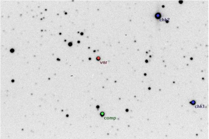 チャート - IU Aur, JD 2453675.60078