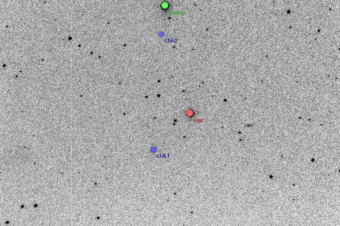 チャート - EL Boo, JD 2454508.64083