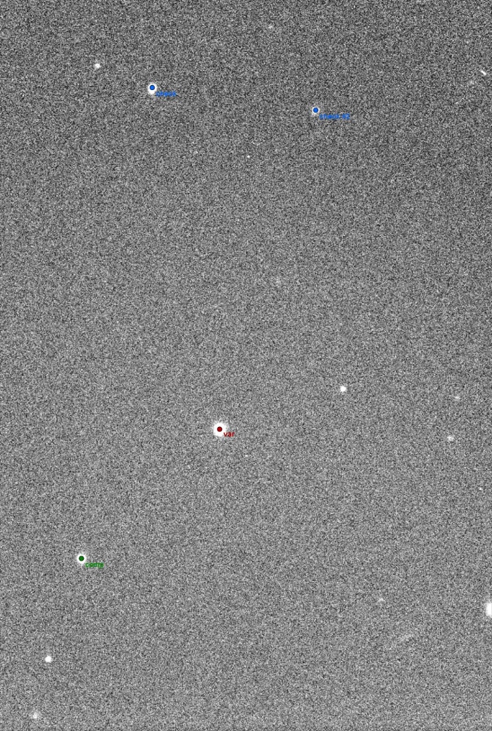 チャート - DD CrB, JD 2456499.37461