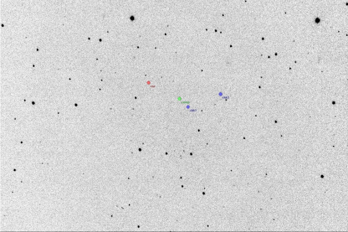 チャート - DD CrB, JD 2456563.22749