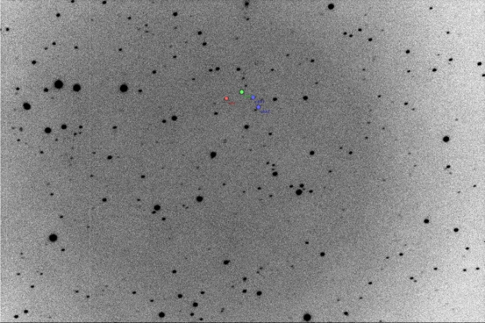 チャート - HS 2231+2441, JD 2456585.19550