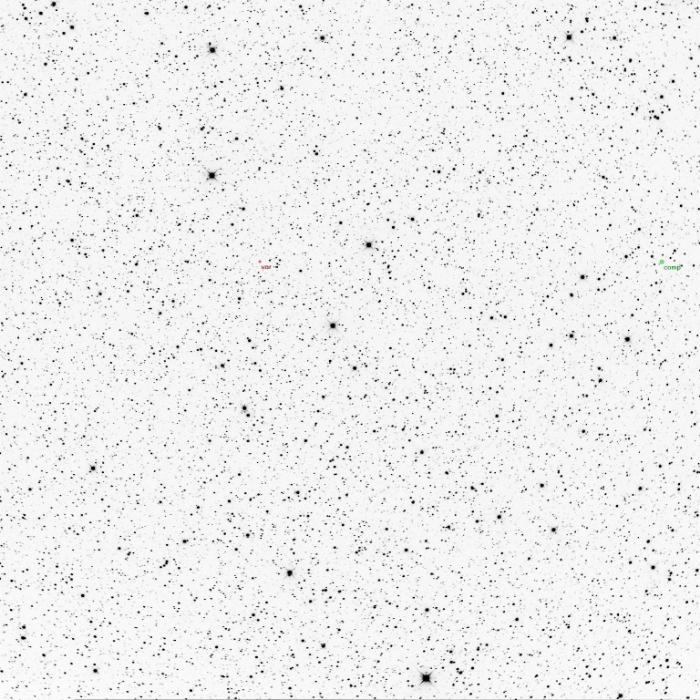 チャート - CzeV353, JD 2456624.35814