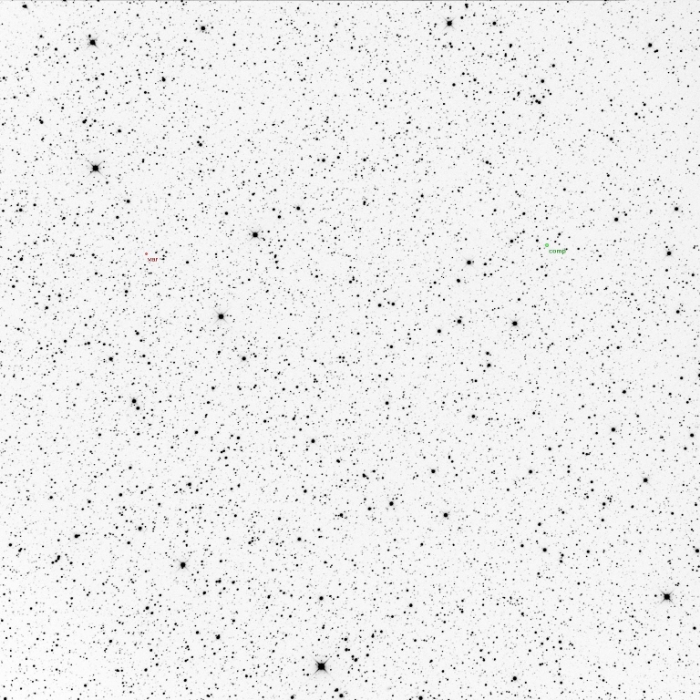 チャート - CzeV353, JD 2456693.22248