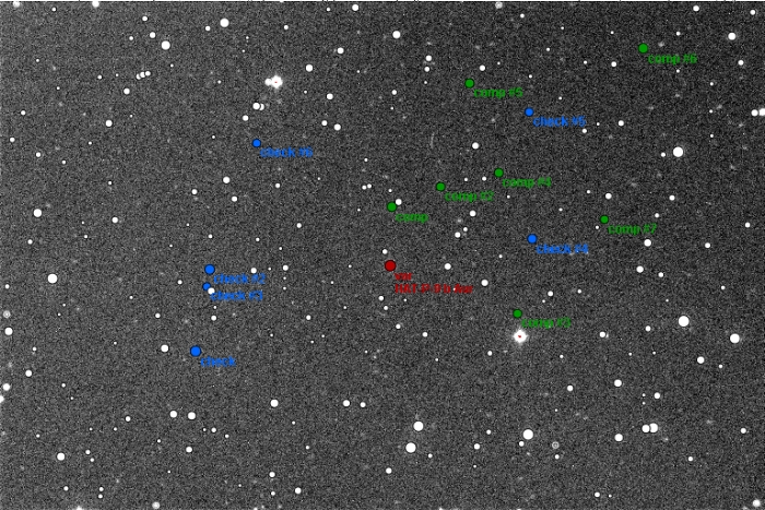 チャート - HAT-P-9, JD 2456728.29692