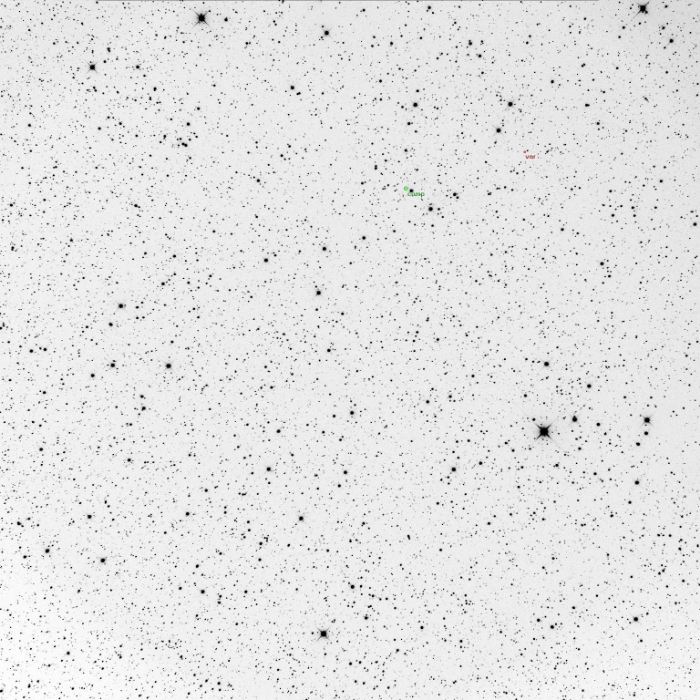 チャート - CzeV585, JD 2456747.28832