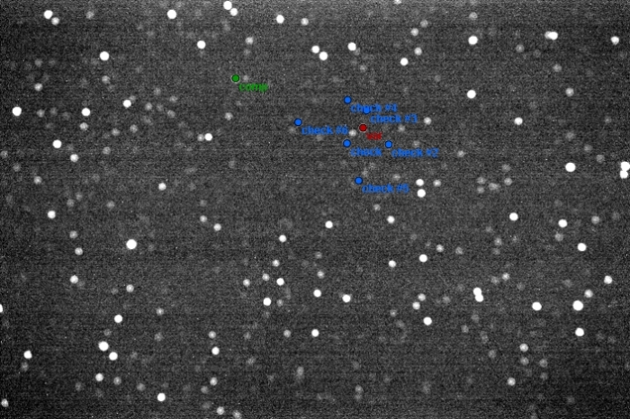 チャート - GM Dra, JD 2456845.35616