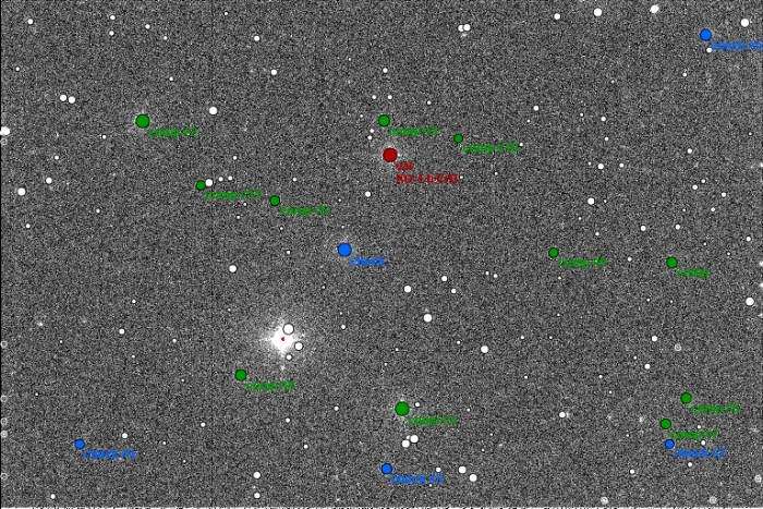 チャート - XO-1, JD 2456729.47665