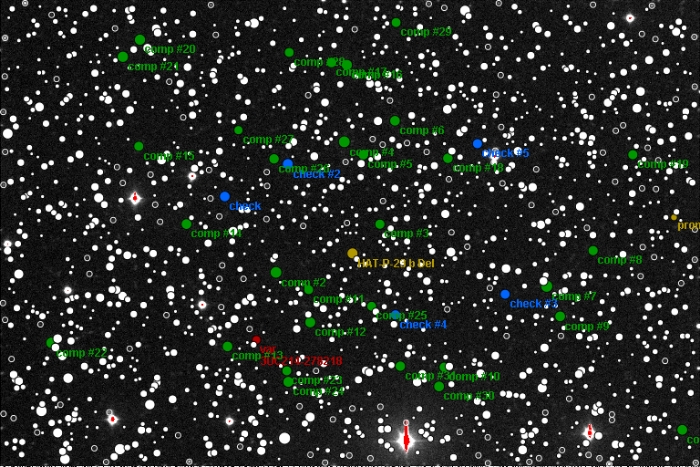 チャート - CzeV622, JD 2456824.36258