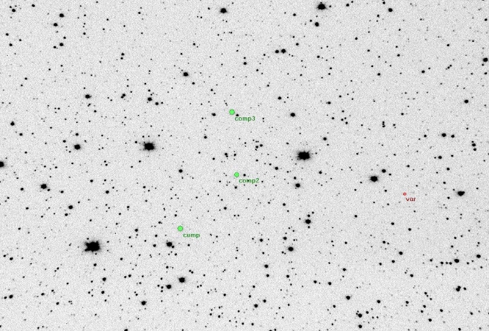 チャート - CzeV652, JD 2456246.19782