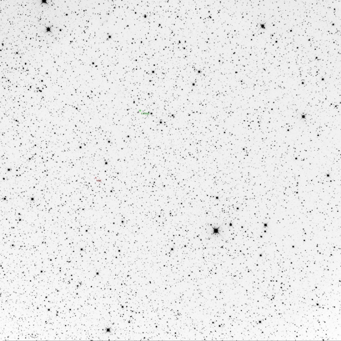 チャート - CzeV588, JD 2457069.22935