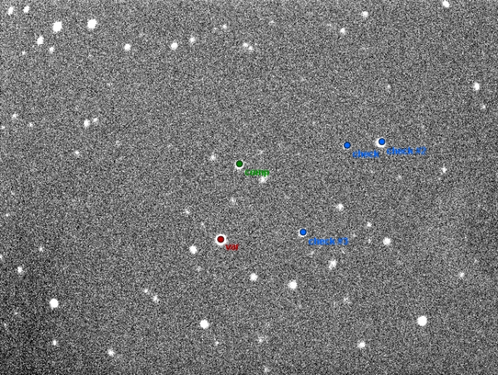 チャート - ET Boo, JD 2457133.28300