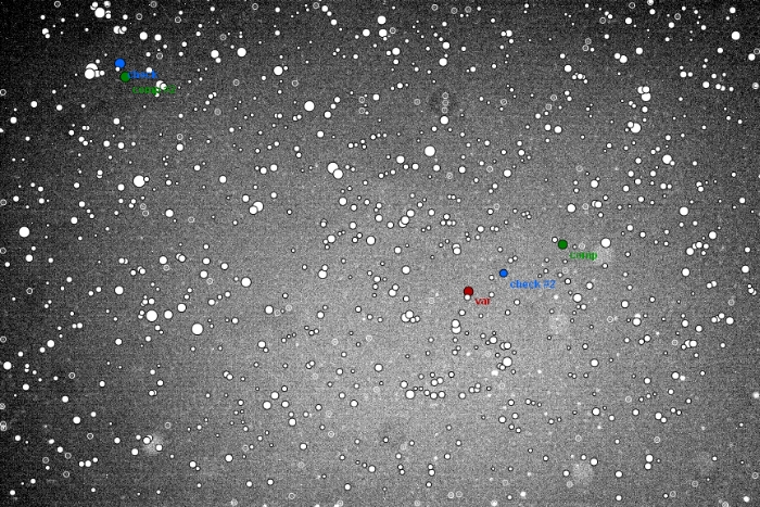 チャート - SU Cep, JD 2457207.43778