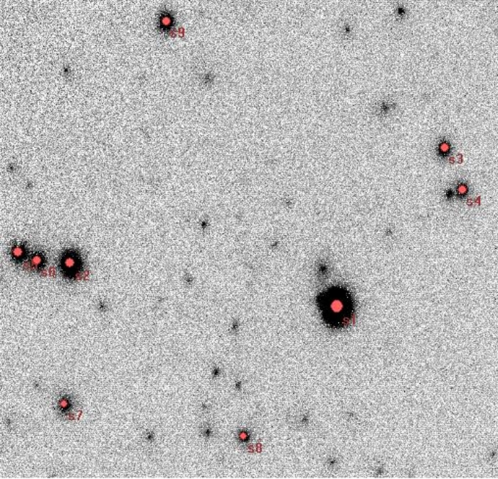 チャート - RZ Cas, JD 2454765.49207