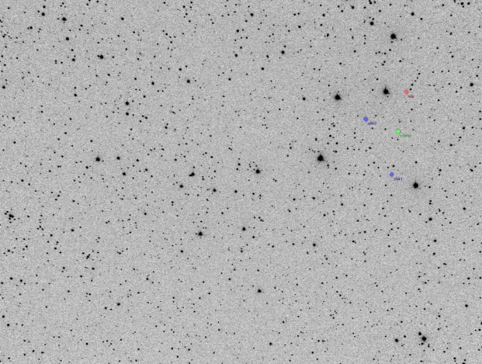 チャート - ASASSN-V J081431.32+052509.5, JD 2457446.24516