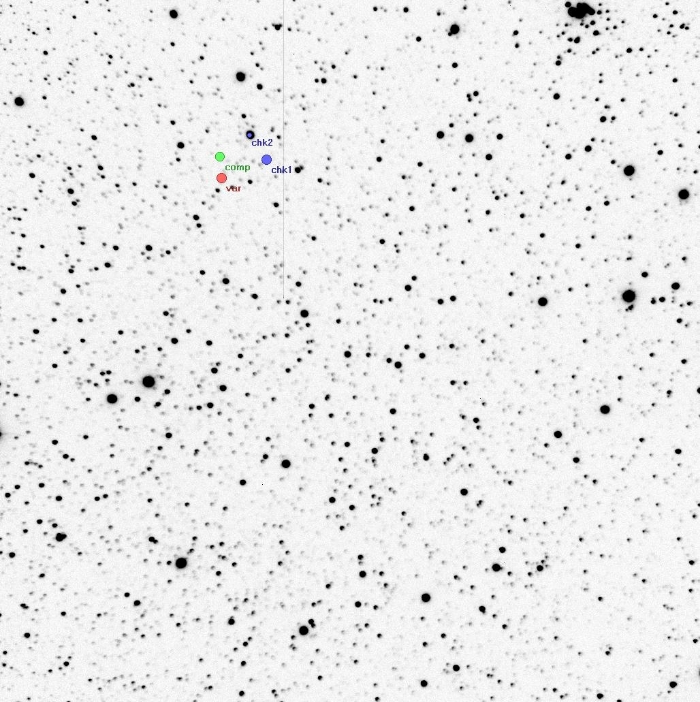 チャート - V2239 Cyg, JD 2457568.35035