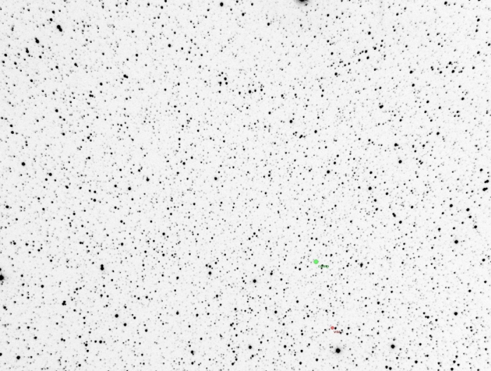 チャート - 2MASS J20242343+1649512, JD 2457599.39043