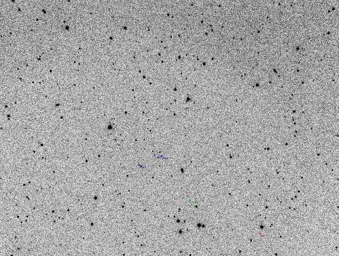チャート - 2MASS J23334239-0129396, JD 2457642.29655