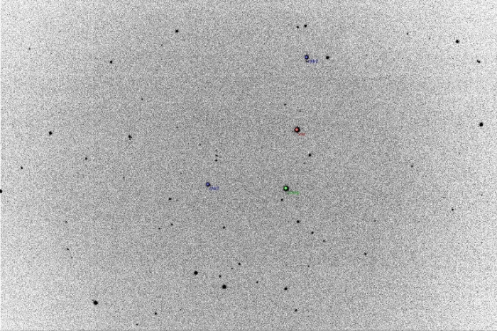 チャート - FU Dra, JD 2457868.28400