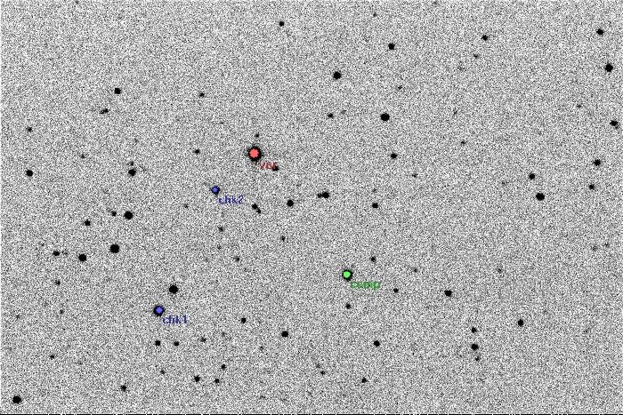 チャート - SW Lac, JD 2457958.40134