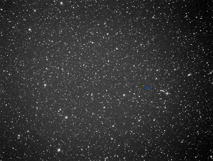 チャート - UCAC4 579-098307, JD 2458303.33557