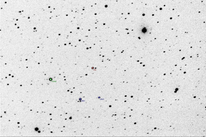 チャート - V0574 Lyr, JD 2458389.25330