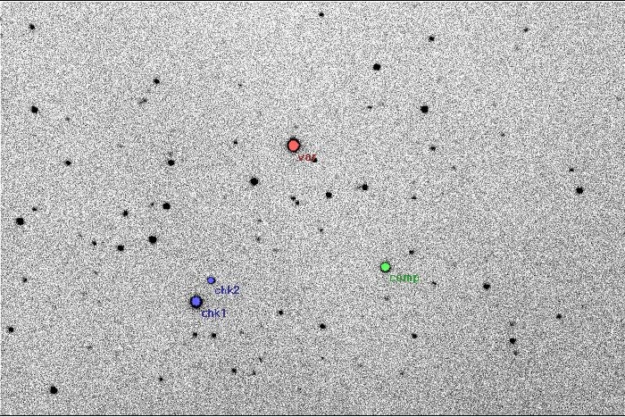 チャート - SW Lac, JD 2458697.33567