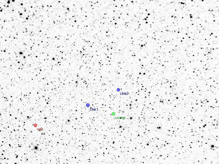 チャート - CzeV182, JD 2455063.32638