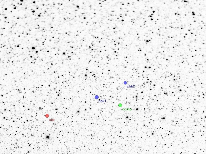 チャート - CzeV182, JD 2455067.29762