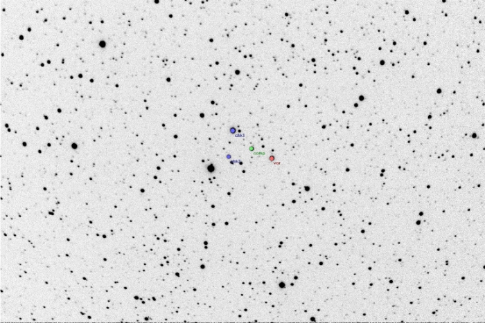 チャート - CO Lac, JD 2458836.16396