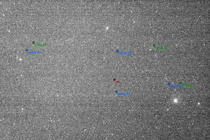 チャート - CzeV257, JD 2457901.37036