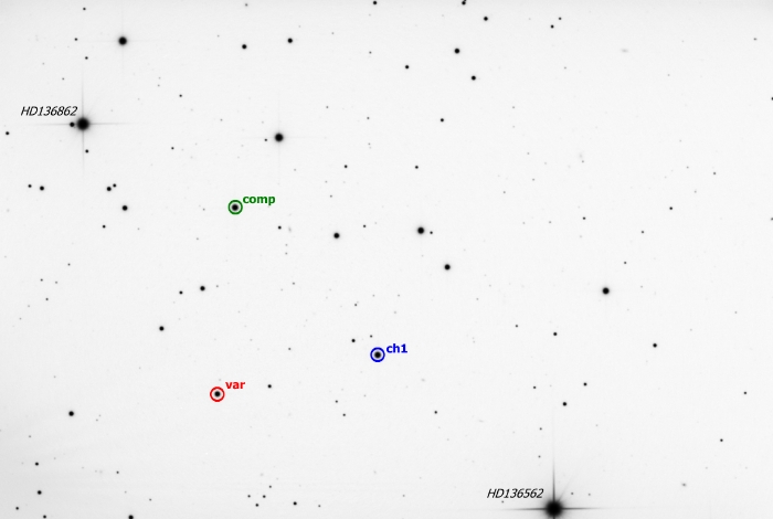 チャート - CzeV2569, JD 2459023.37284
