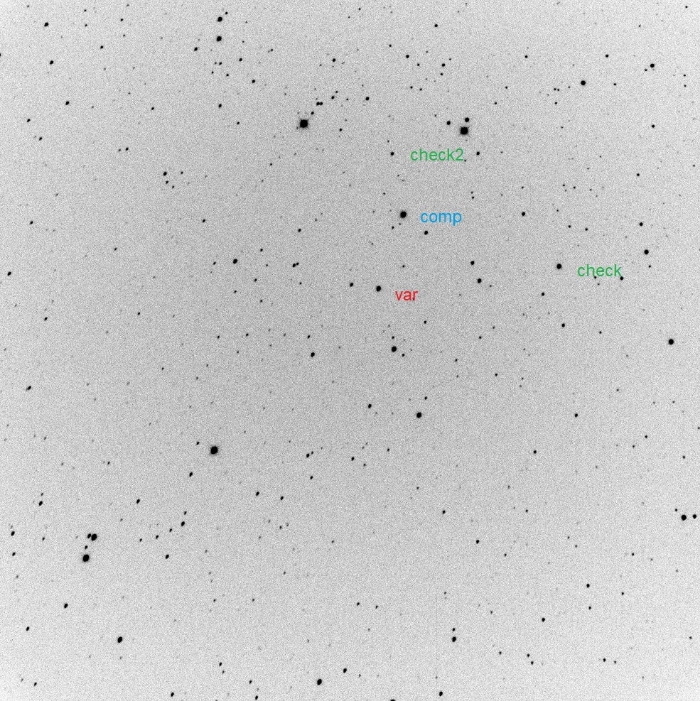 チャート - V1063 Cas, JD 2459127.32193