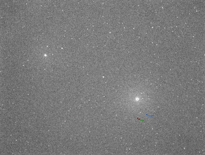 チャート - V0607 Dra, JD 2459172.17201