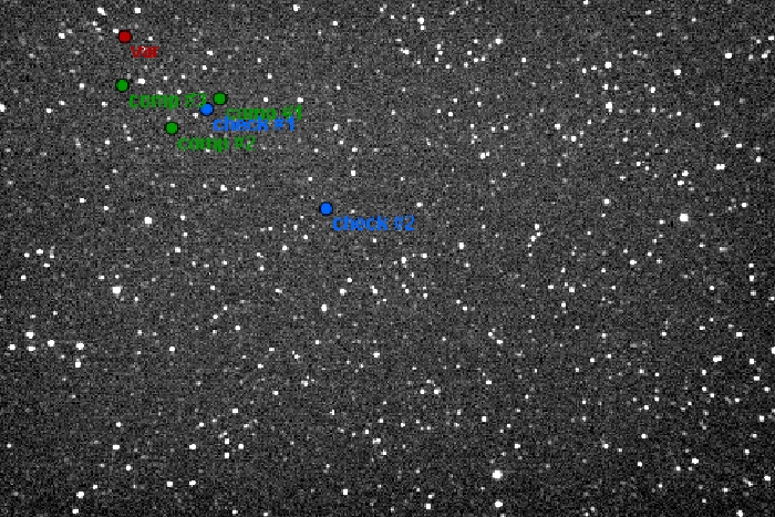 チャート - SW Lac, JD 2458748.29353