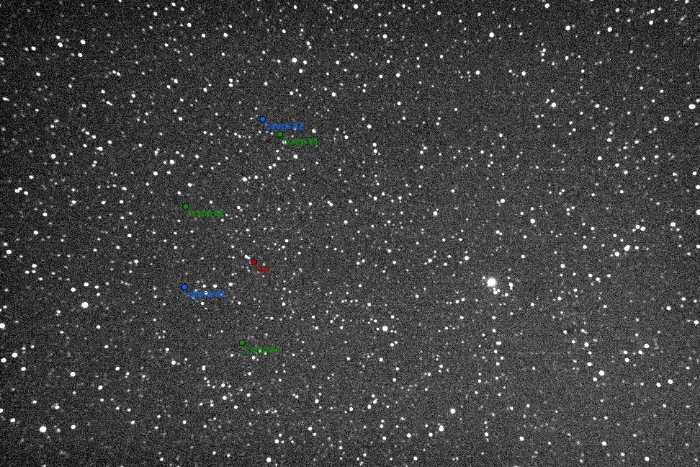 チャート - GO Cyg, JD 2458828.23120