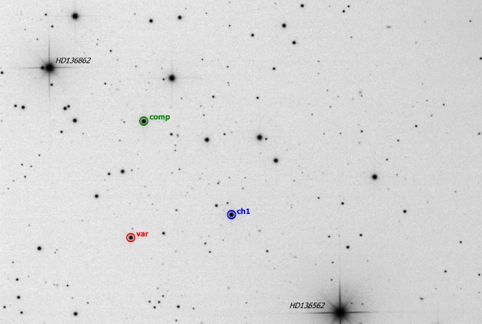 チャート - CzeV2569, JD 2459305.36879