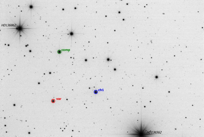 チャート - CzeV2569, JD 2459365.35533