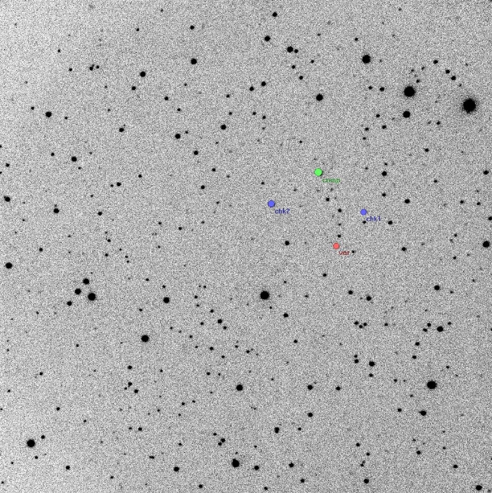 チャート - V0606 Dra, JD 2459374.36369